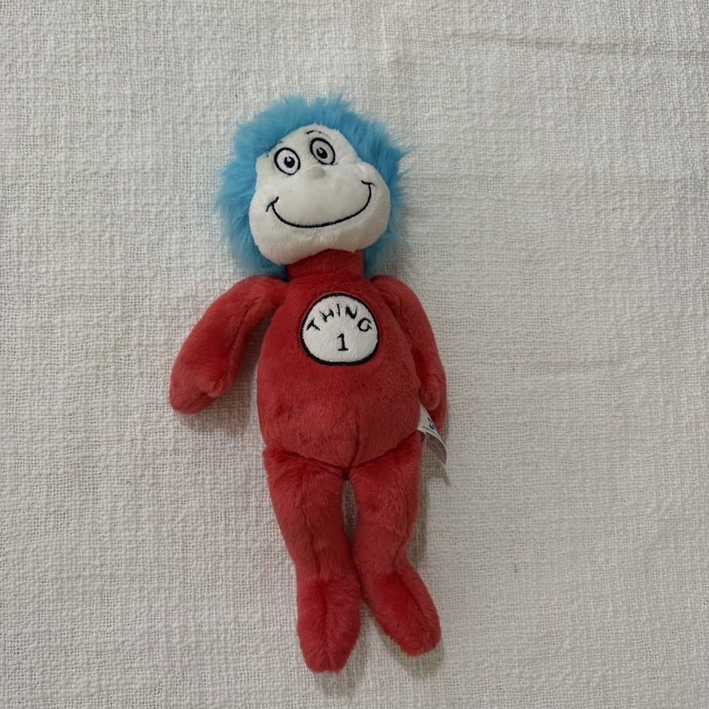 Aurora Dr. Seuss Cat in the Hat Thing 1 Plush 12" 2018 Soft